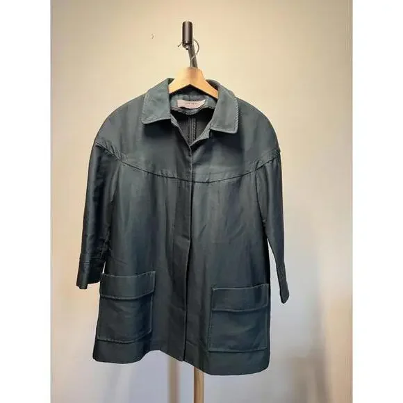 Zara Basic Women's Green Jacket - Picture 2 of 5